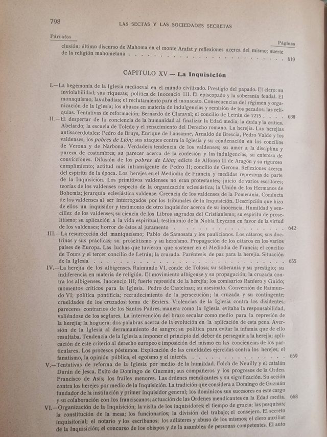 Las sectas y las sociedades secretas