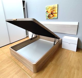 NUEVO CANAPE ABATIBLE  MADERA MARINA GRAN CALIDAD