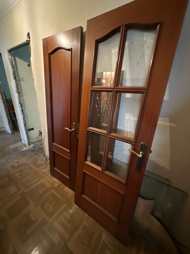 Puertas madera maciza - 5 unidades