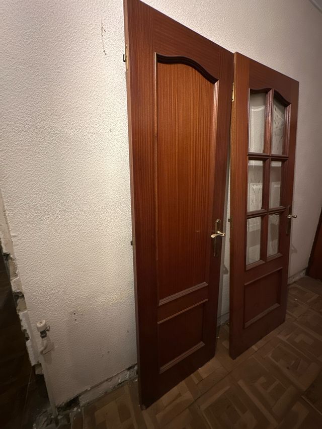 Puertas madera maciza - 5 unidades