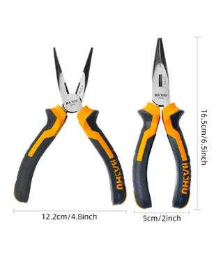 Llave 1/4 y vasos + destornillador 3en1 + Alicates