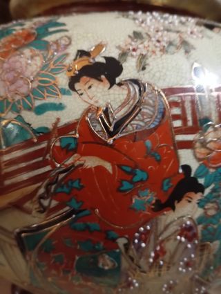 Jarrón sopera cerámica china