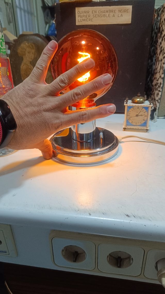 Lámpara de mesa vintage space age