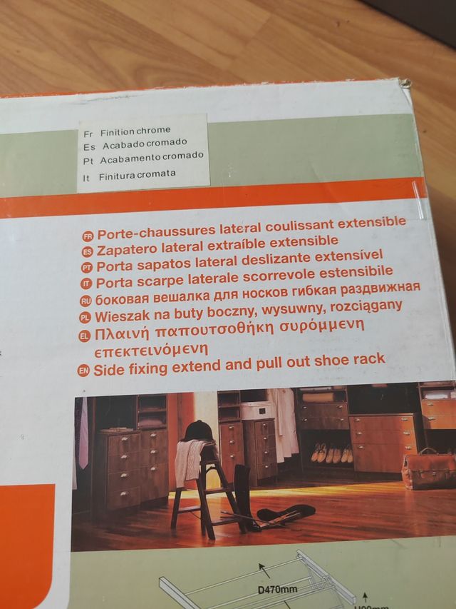 Zapatero extensible Spaceo - 820/max. 470mm