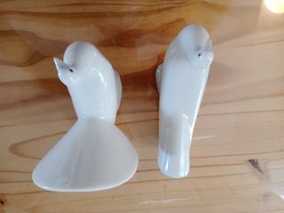 2 Palomas Cerámica Nao Lladró