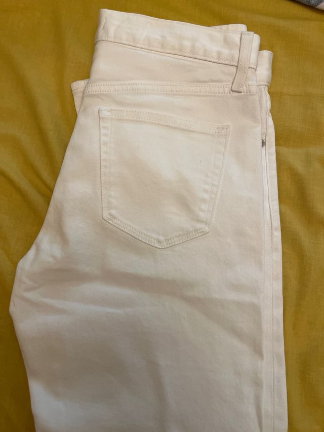 Pantalones Uniqlo blancos - Talla 40