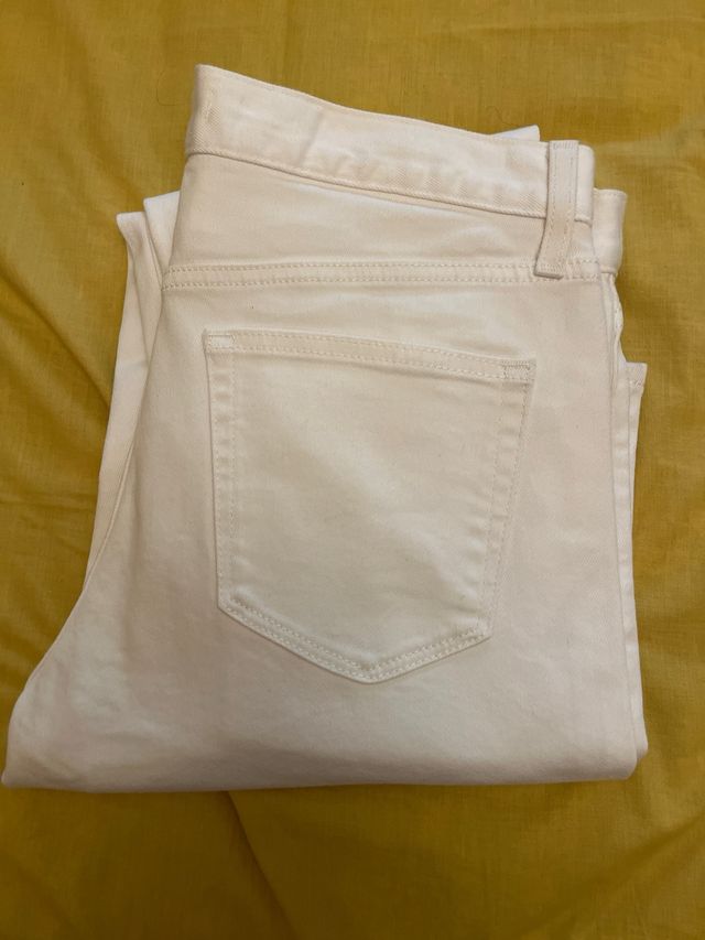 Pantalones Uniqlo blancos - Talla 40