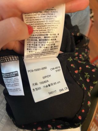 Top Levi's negro - Talla S