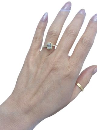 Anillo compromiso oro 18k