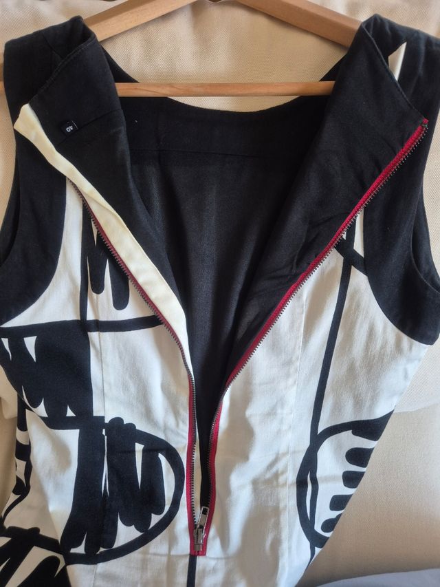 Vestito Desigual bianco e nero