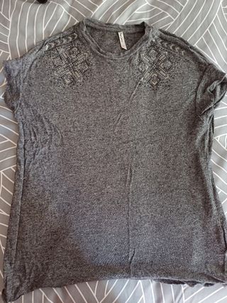 Camiseta Pepe Jeans gris - Talla xs