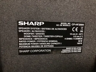 Altavoces SHARP CP-HF200H NUEVOS