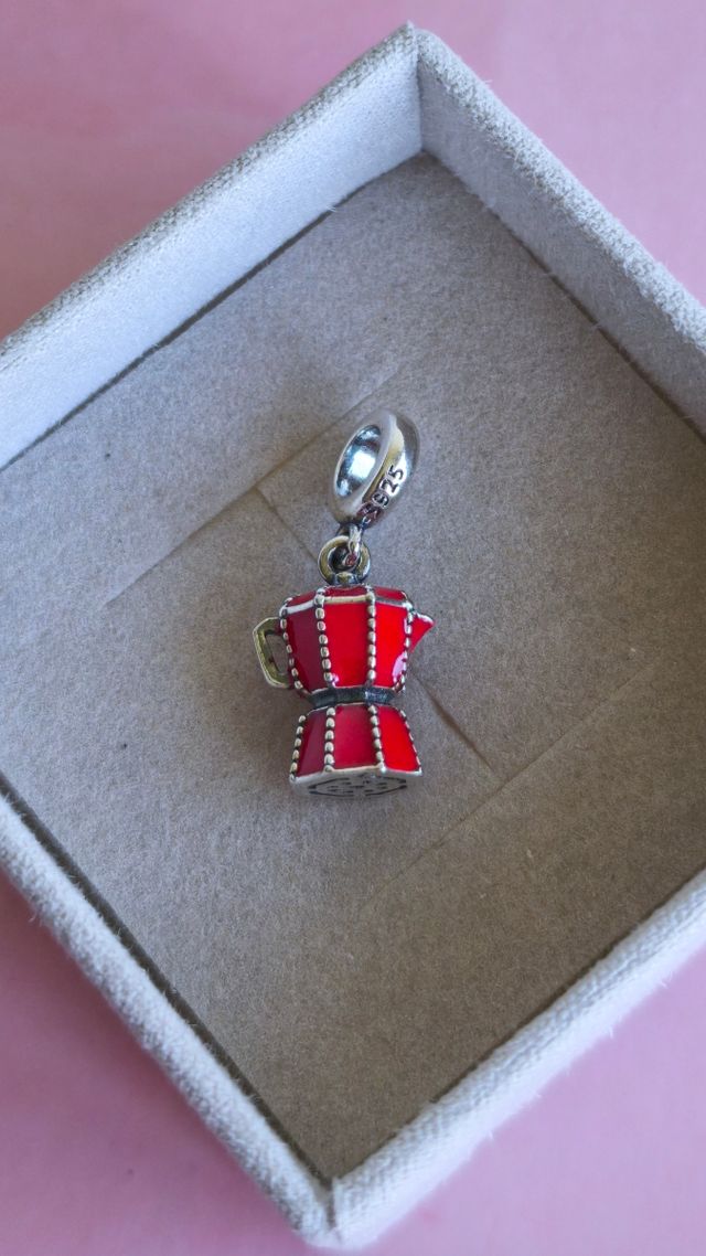 Charm Cafetera Italiana Roja