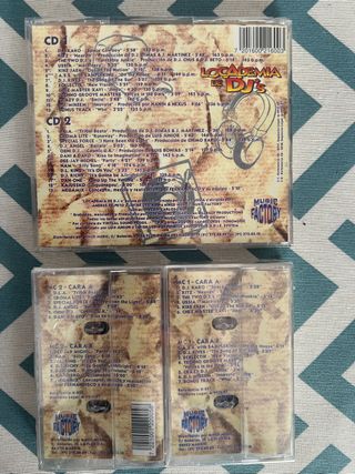 Lote .2” loca acadeia DJs “PRECINTADO - 2 CD casse