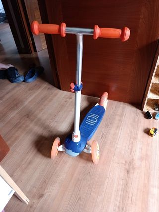 Patinete Oxelo 3 ruedas con luces