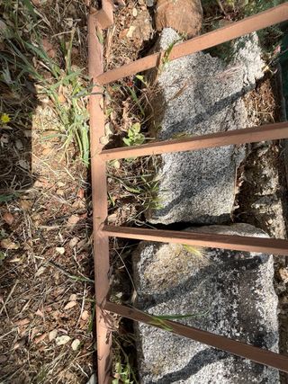 Barandilla hierro macizo antigua