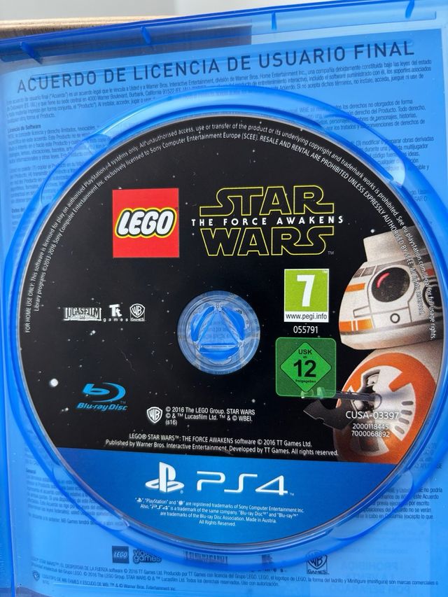 Lego Star Wars PS4 (El Despertar)