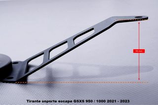 Tirante soporte escape GSXS 950 / 1000 2021 - 2023