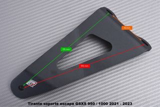Tirante soporte escape GSXS 950 / 1000 2021 - 2023