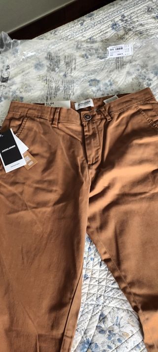 Pantalón Jack Jones Slim Fit marrón M