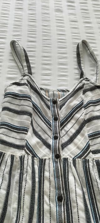 Vestido rayas azul y blanco