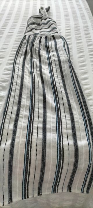 Vestido rayas azul y blanco