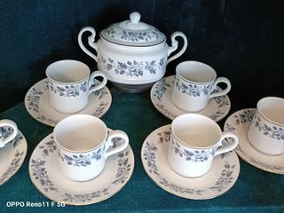 Conjunto Chá Porcelana SPAL Azul