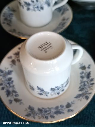 Conjunto Chá Porcelana SPAL Azul