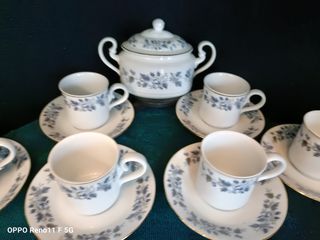 Conjunto Chá Porcelana SPAL Azul