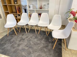 Pack Sillas De Comedor Blancas - Sillas Nordicas