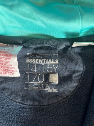 Chaqueta Adidas con capucha (14-15 años niñ@)