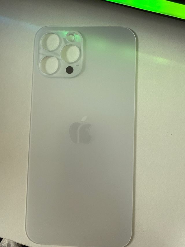 Copertina posteriore iPhone 12 Pro Max bianca