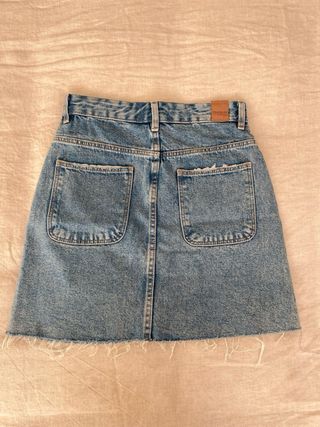 Falda vaquera botones Zara