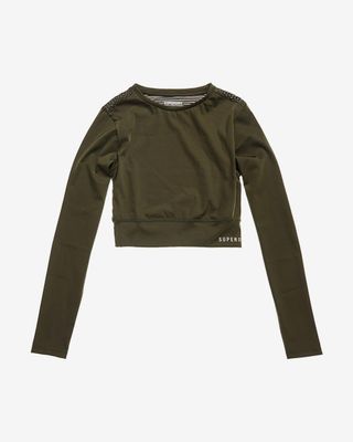 Superdry - Camiseta Mujer Verde XS
