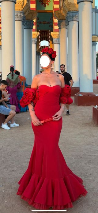 Traje Flamenca Rojo