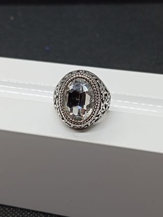 Anillo chapado en plata 925 hombre