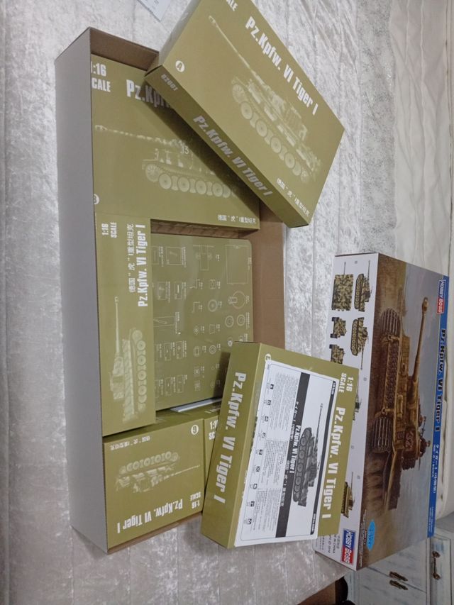 Maqueta tanque Tiger I 1/16