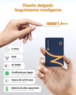Air Tag Card ultradelgado 1.6mm