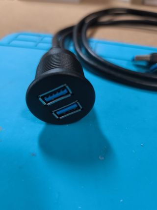Cable alargador doble USB
