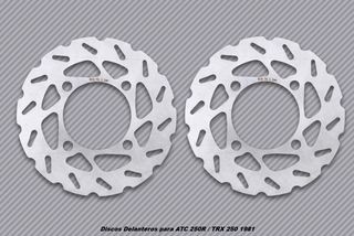 Discos Delanteros para ATC 250R / TRX 250 1981