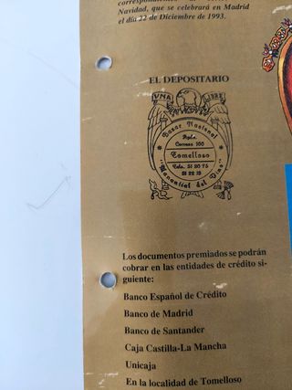 Lotería Nacional 1993