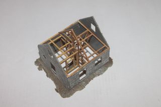 Lote 4 Casas Obra en Construccion Escala H0 (1:87)