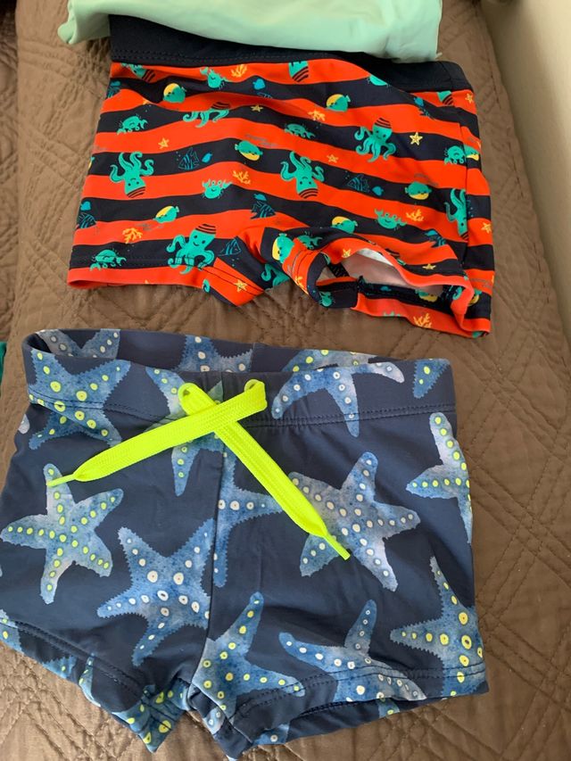 Bañadores y camisetas UPF 50+ (18 meses)