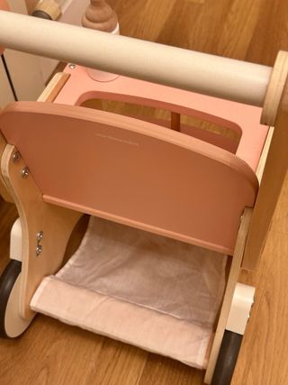 Carrito andador madera bebé