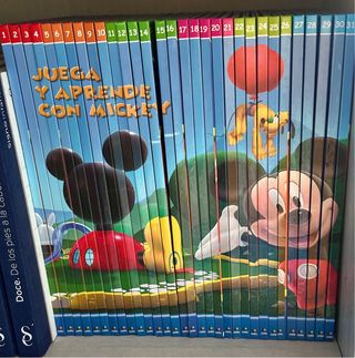 Coleccion Libros y DVDs La Casa de Mickey Mouse
