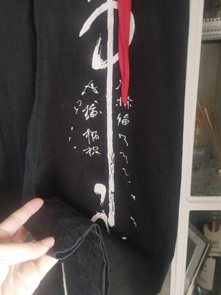 Pantalón asiático - Rojo y Negro