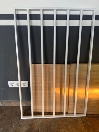 Reja ventana hierro blanca - NUEVA