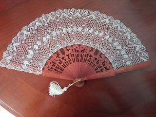 Abanicos bolillos artesanales