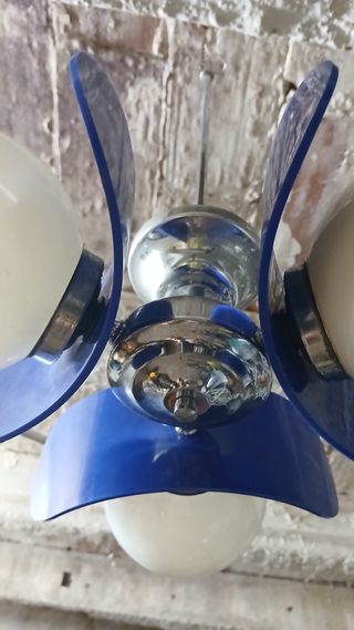 Lampara techo 3 globos vintage spice age
