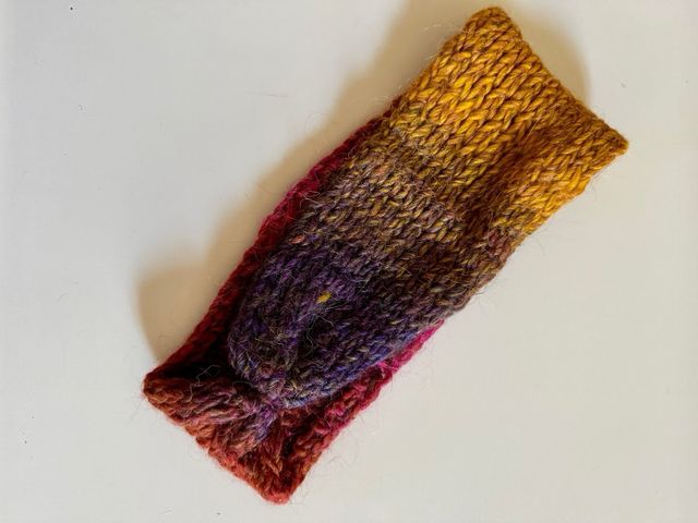 Fascia lavorata a maglia